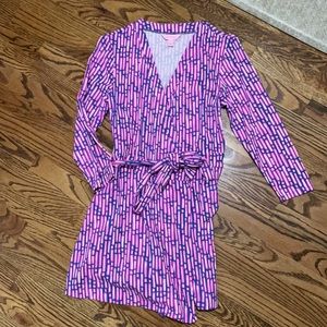 Lilly Pulitzer Karlie Wrap Romper S